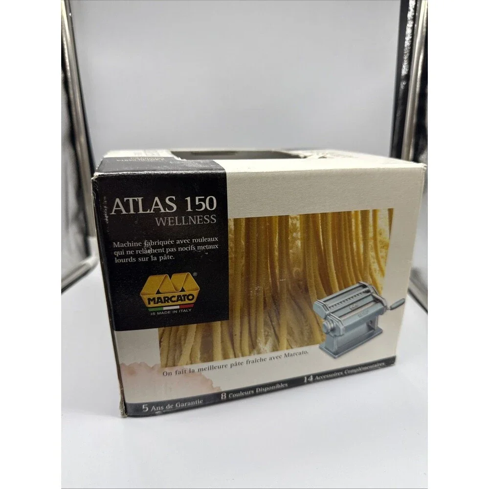Atlas Marcato Multi Pasta Machine Maker Set Model # 150mm Deluxe Made In Italy